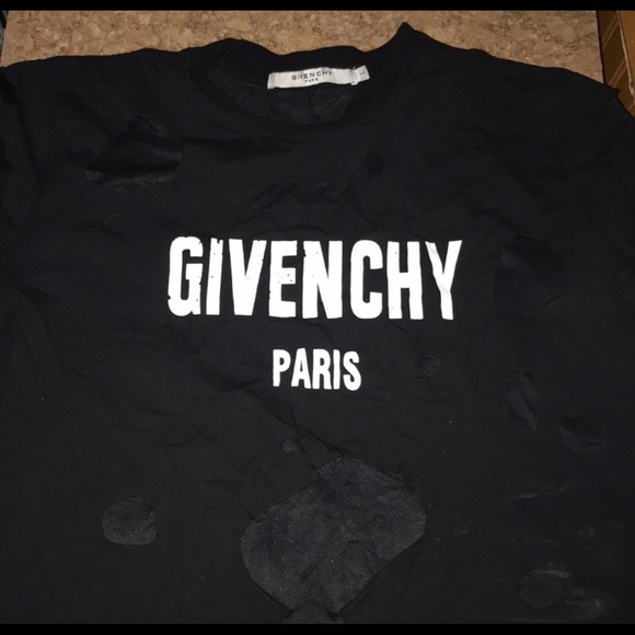 Givenchy Distressed T-Shirt